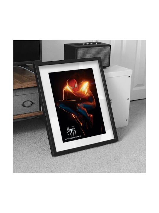 Walls Kinder Wandkunst Gerahmt Lightning Spiderman 15x20cm