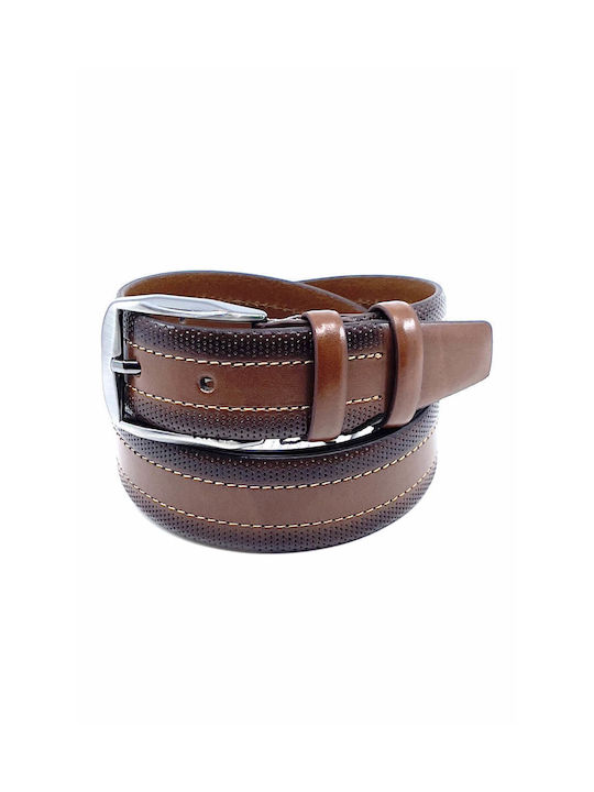 Legend Accessories Men's Leather Belt Brown