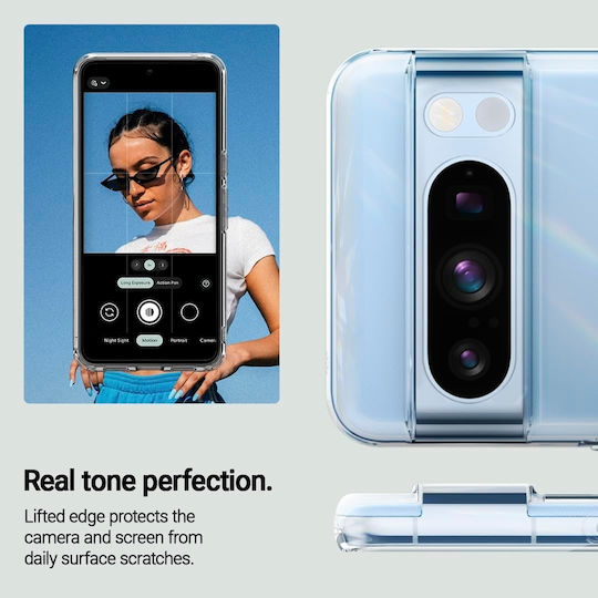 Caseology Capella Transparente Strapazierfähige Hülle für Google Pixel 8 Pro Kristallklar Acs06333