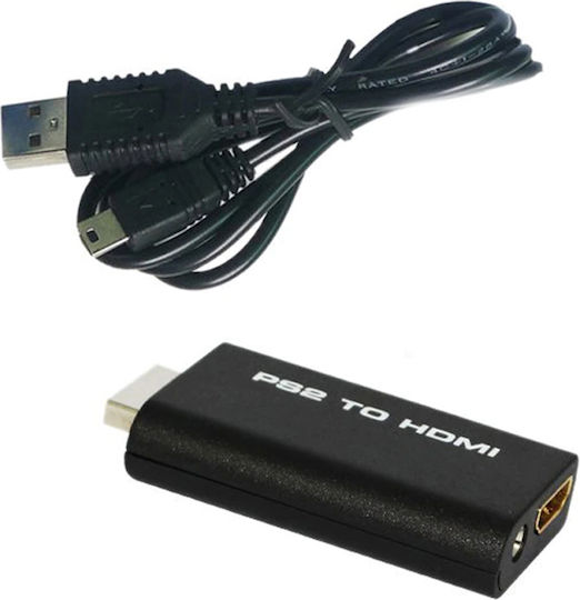 Retoo Adapter Ps2 To Hdmi Converter Audio Adapter