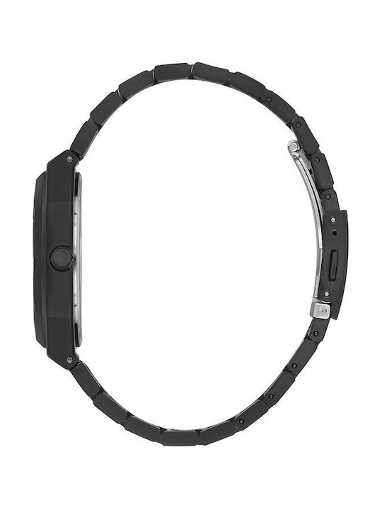 Beverly Hills Polo Club Uhr Batterie mit Schwarz Metallarmband