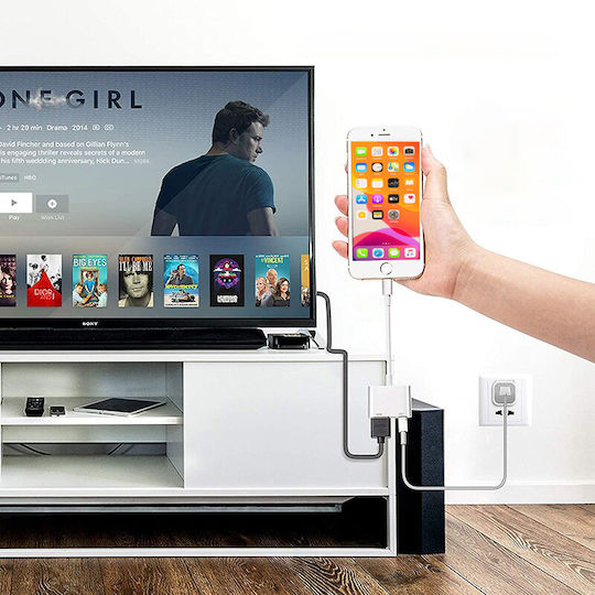 Retoo Adapter Lightning Hdmi Ipad Iphone Full Hd 1080 60hz