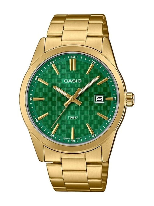 Casio Collection Ρολόι Μπαταρίας με Μεταλλικό Μπρασελέ