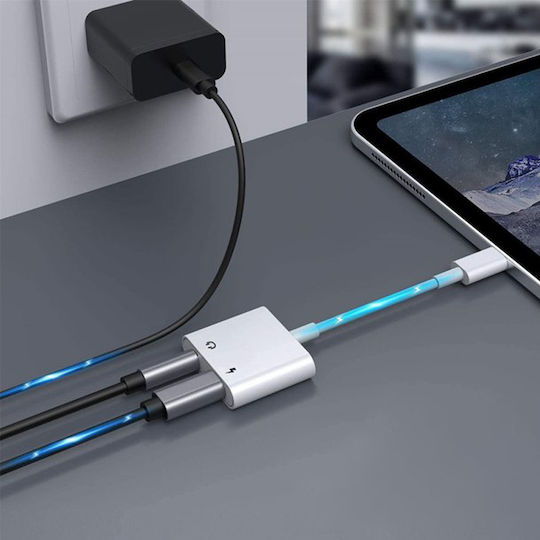 Convertor Retoo Lightning 3.5 Mm Lightning Alb