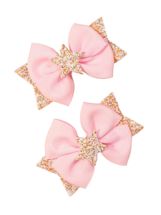 TakTakBaby Kinder Haarspangen Set mit Haarspange Mehrfarbig in Rosa Farbe 2 Stück TakTakBaby Kinder Haarspangen Set mit Haarspange Mehrfarbig in Rosa Farbe 2 Stück