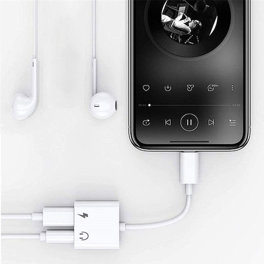 Convertor Retoo Lightning 3.5 Mm Lightning Alb