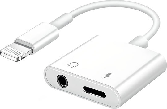 Convertor Retoo Lightning 3.5 Mm Lightning Alb