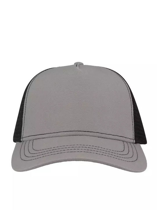 Atlantis Rapper Canvas Trucker Cap Gray