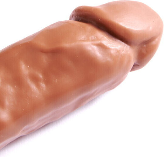 Sweetvibes Ρεαλιστικό Dildo με Βεντούζα Καφέ 21.5cm