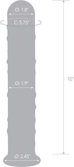 Glass Dildo Glas Extra Large