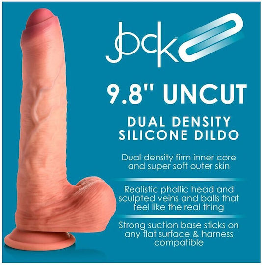 Chisa Novelties Realistic Dildo with Balls and Suction Cup Flesh 25cm