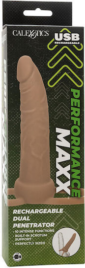 California Exotics Performance Maxx Rechargable Dual Penetrator Light Skin