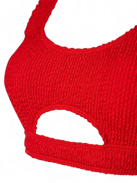 Nikama Sports Bra Bikini Top RED