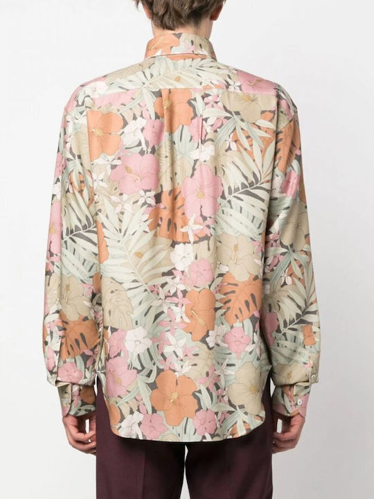 Tom Ford Men's Shirt Floral Beige