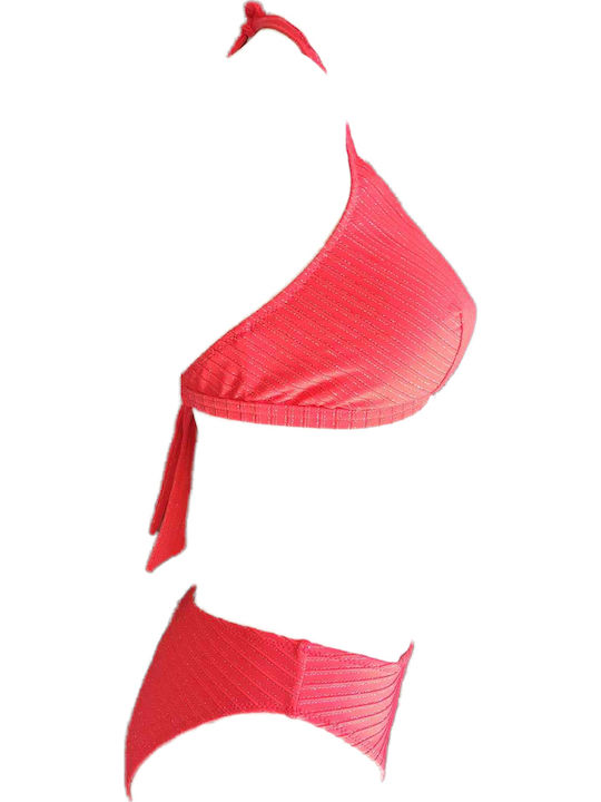 Bikini Τριγωνάκι D Cup Κοραλλί