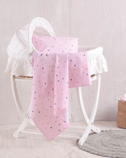 Rythmos Blaze Crib Bumpers Classic Inside Blaze Pink 43x200cm