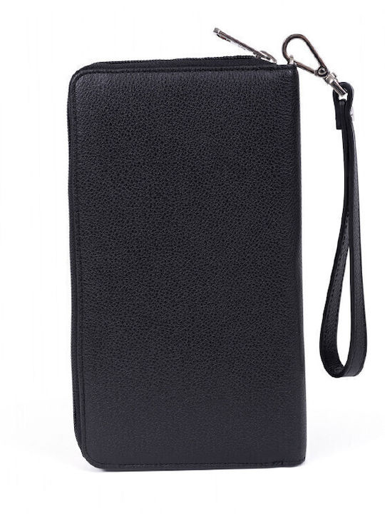 Leather Men's Wallet Classic with RFID Black