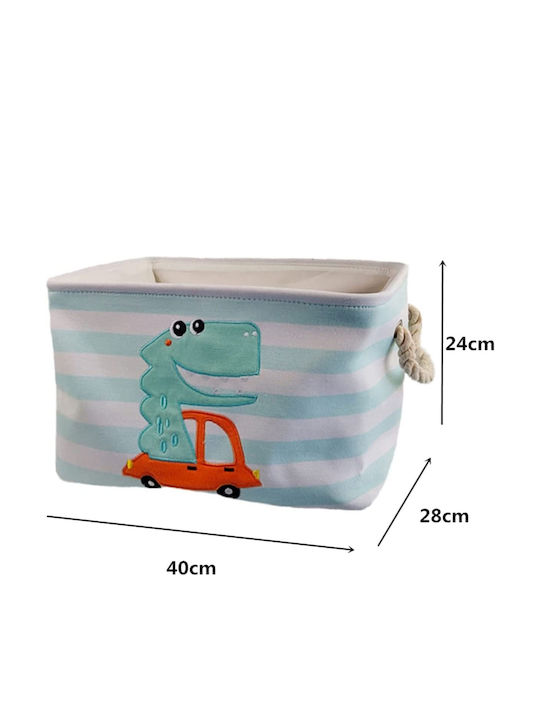 Kinder Aufbewahrungsbox Faltbar aus Stoff 40x28x24cm 1Stück