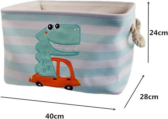 Kinder Aufbewahrungsbox Faltbar aus Stoff 40x28x24cm 1Stück