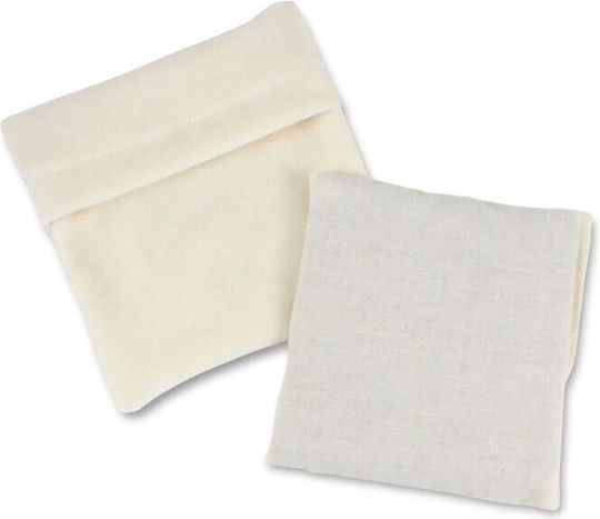 Față de pernă pentru copii din bumbac 100% 13x13cm Bej