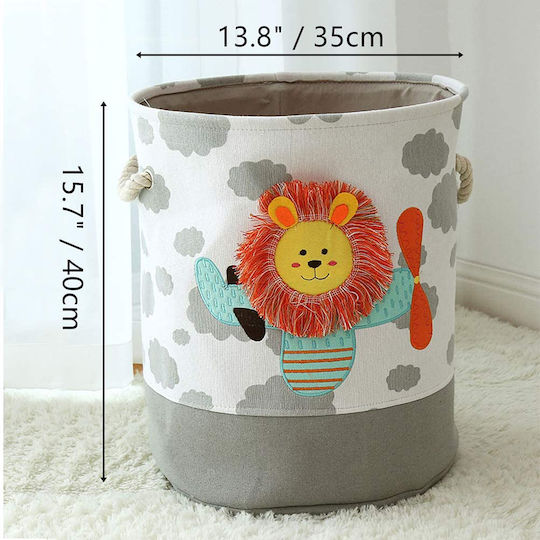 Детска кошница за играчки сгъваема 35x40см 1бр
