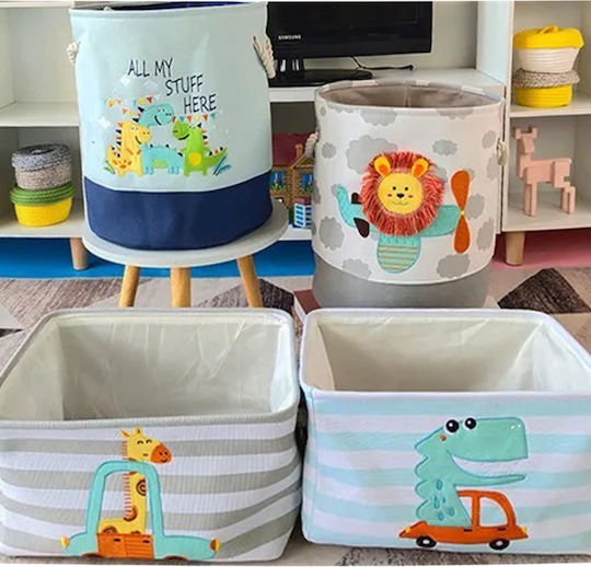 Kinder Aufbewahrungsbox Faltbar aus Stoff 40x28x24cm 1Stück