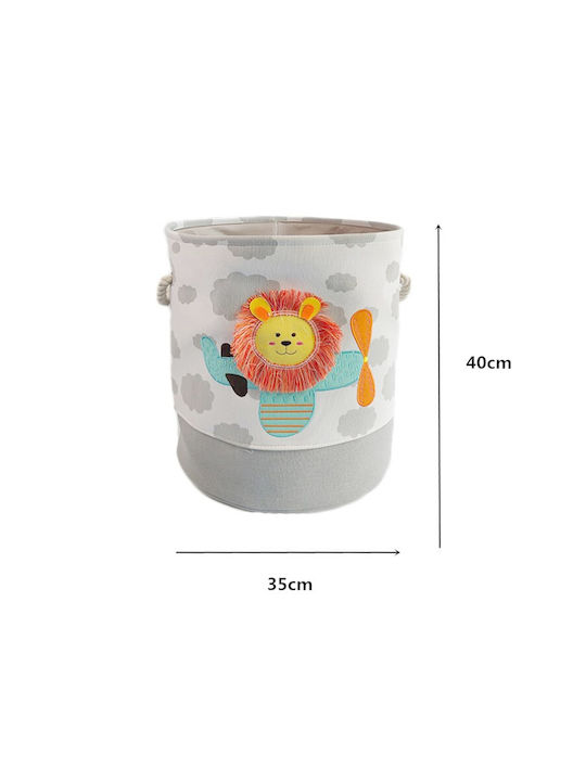 Детска кошница за играчки сгъваема 35x40см 1бр