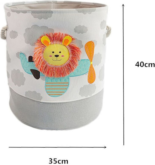 Детска кошница за играчки сгъваема 35x40см 1бр