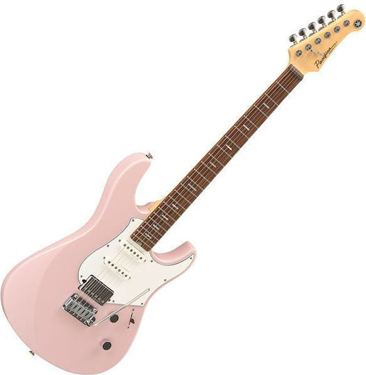 Yamaha Pacifica Standard Plus Електрическа Китара с H Конфигурация на Пикапите Розов с Калъф