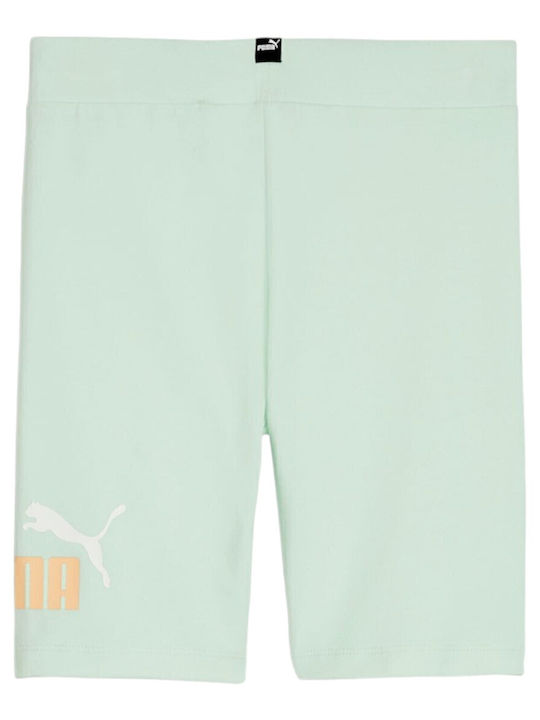 Kinder Leggings Sport Kurz Grün Ess Logo