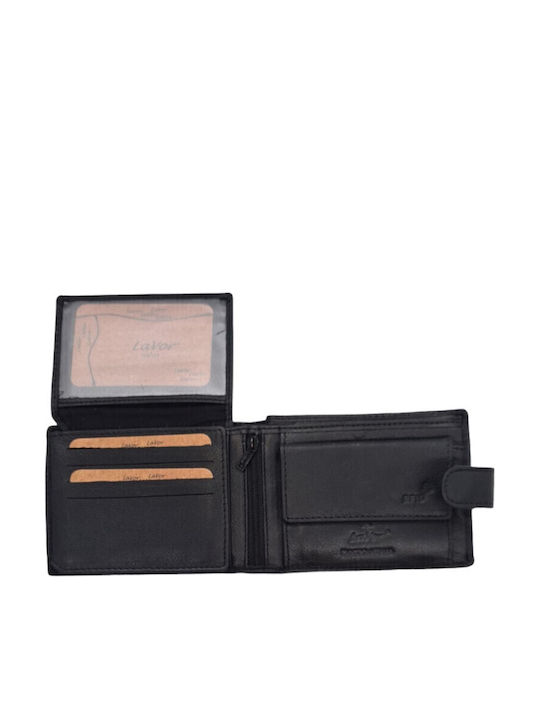 Leather Men's Wallet Classic with RFID Black