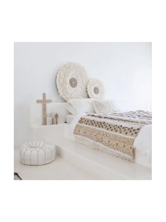 Bazar Bizar Handmade Wall Decor White 60cm