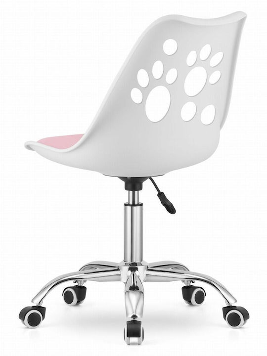 Desk Chair Print White 50x57x93.5cm