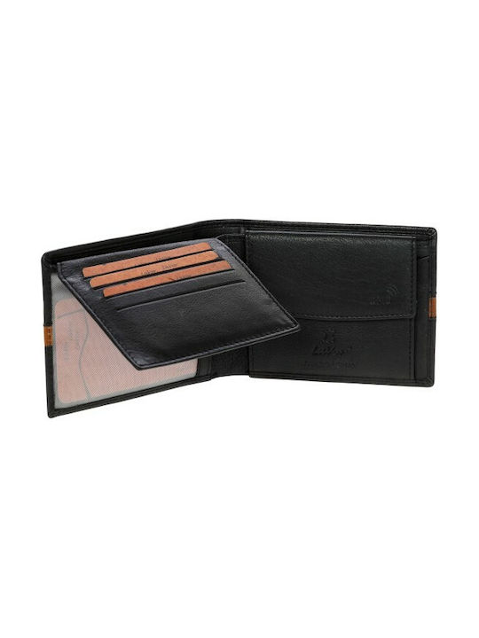 Lavor Men's Leather Wallet Black