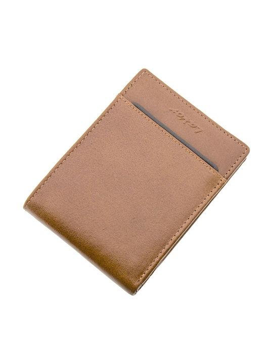 Δερμάτινο Ανδρικό Πορτοφόλι με RFID Κονιάκ