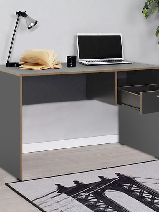 Schreibtisch Concept Holz Charcoal 120x60x75cm