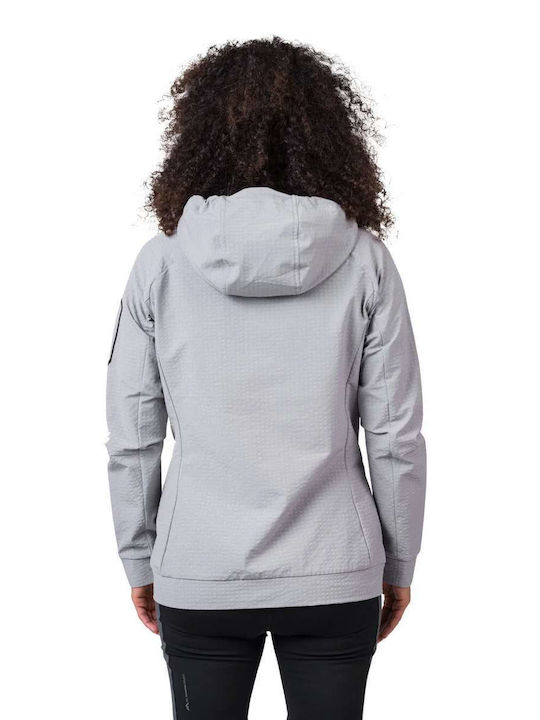 Hannah Women's Short Lifestyle Jacket for Winter Gray