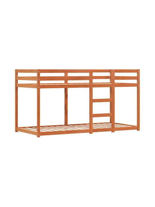 Kids Bed Loft Bed Single Pink for Mattress 80x200cm