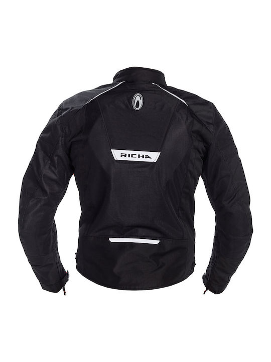 Richa Airbender Sommer Herren Motorradjacke Cordura Schwarz