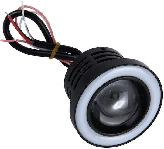 Round Foglights Car Volkswagen Up 12V 10W 6.35cm with White Lighting 2pcs