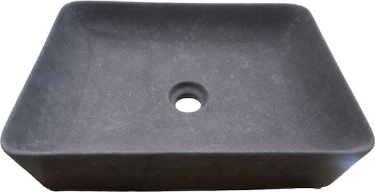 Rak Ceramics Aufgesetztes Waschbecken Porzellan 50x36cm Gray