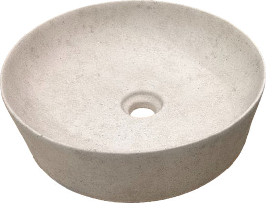 Rak Ceramics Deasupra Blatului Chiuvetă Porțelan 42x42cm Bej