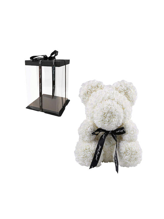 Mohicans Black Line Bear of Artificial Roses 25cm in Box Mohicans Black Line Bear of Artificial Roses 25cm in Box