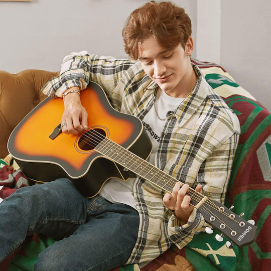 Donner Akustisch Gitarre Sunburst