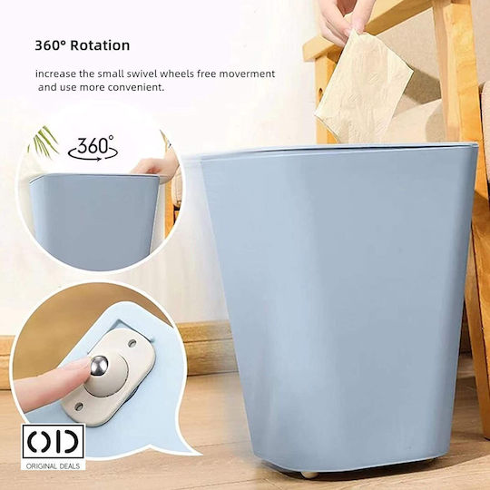 Roata de mobilier din Plastic Pvc White 4.5x2.7cm 4buc