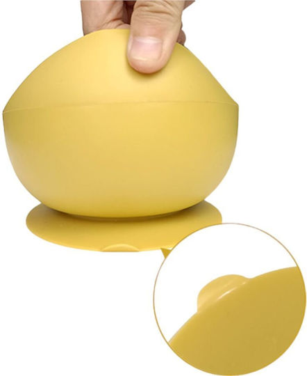 Queen Mother Queen Mother Baby- und Kinder-Essgeschirr Pinguin aus Silikon mit Rutschfester Basis Grau 6Stück für 6+ Monate