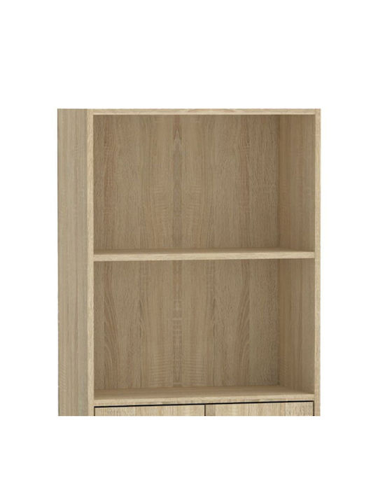 Bookcase Negan Sonoma 60x30x120cm