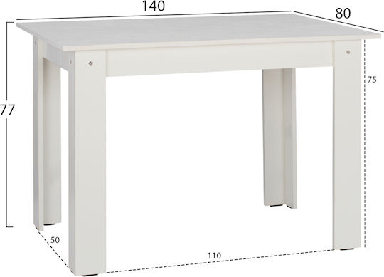 Kelvin Κουζίνας 140x80x77εκ. Kelvin Κουζίνας 140x80x77εκ.