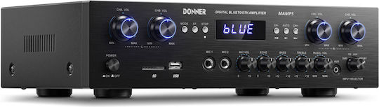 Donner Ολοκληρωμένος Ενισχυτής Hi-Fi Stereo EC6508 Μαύρος