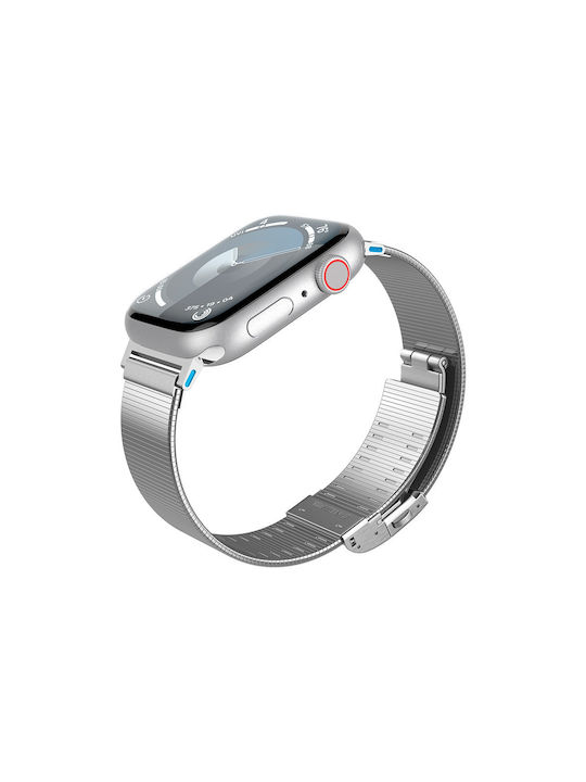 Spigen Sgp Sleek Link 316l Edelstahl Apple Watch Serie Ultra 1/2 49mm 45mm 44mm 42mm Silber Amp07224